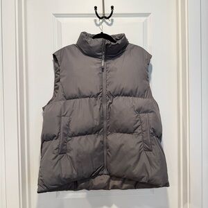 SHEIN Gray Puffer Vest